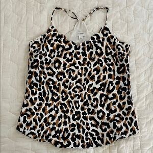 J. Crew Animal Print Camisole Top